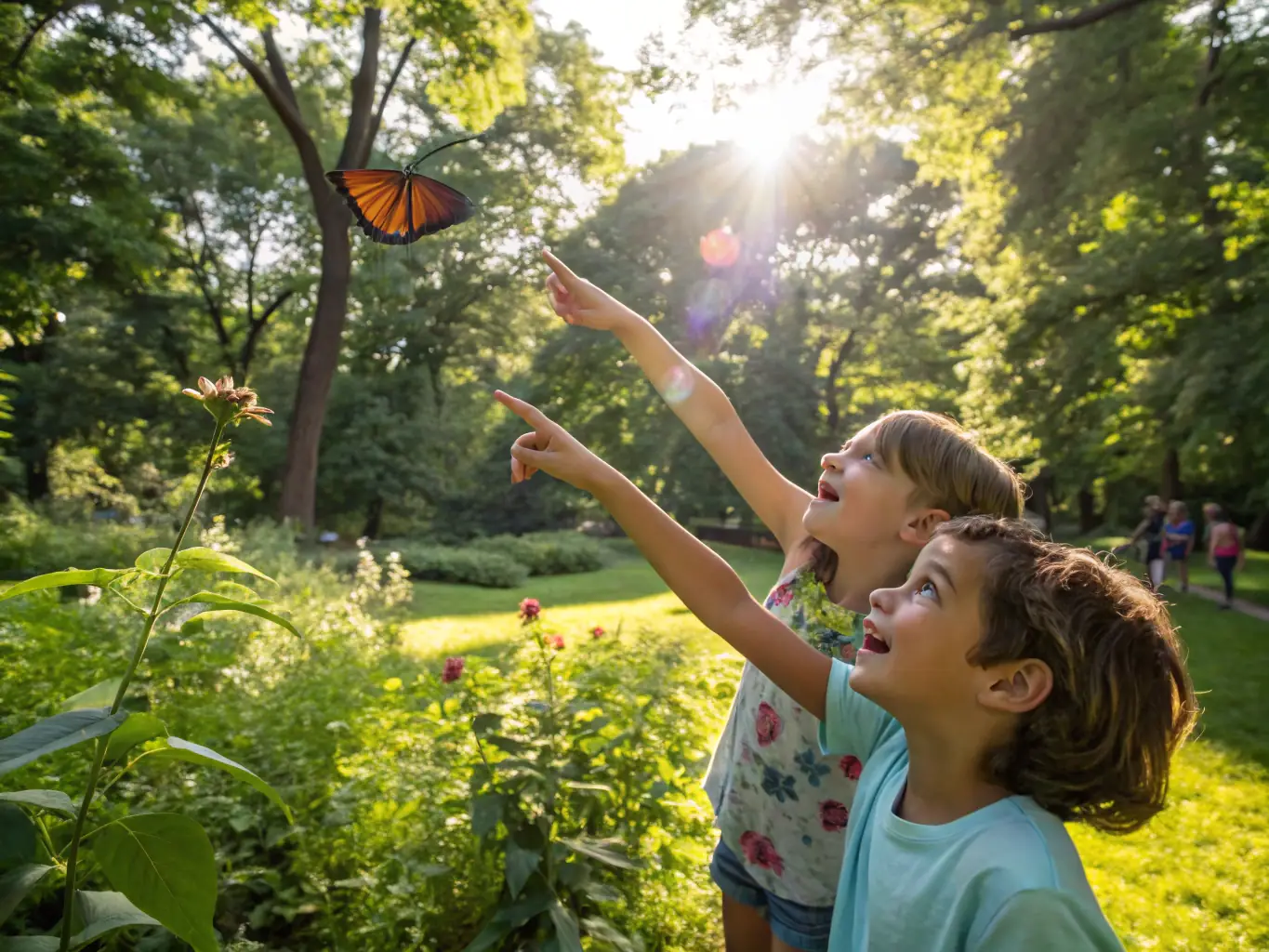 An engaging image featuring children participating in a hands-on educational activity about aquatic ecosystems, emphasizing the importance of environmental education.